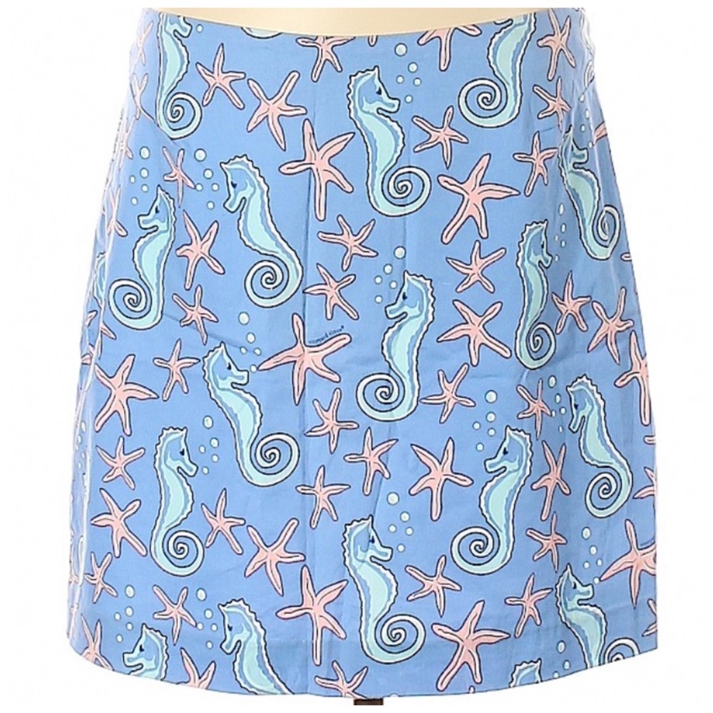 NWT Vineyard Vines Seahorse & Starfish Print Skirt